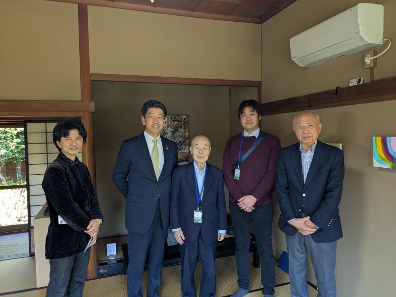 板橋・皆春荘で開かれていた第18回「小田原もあ展」にて