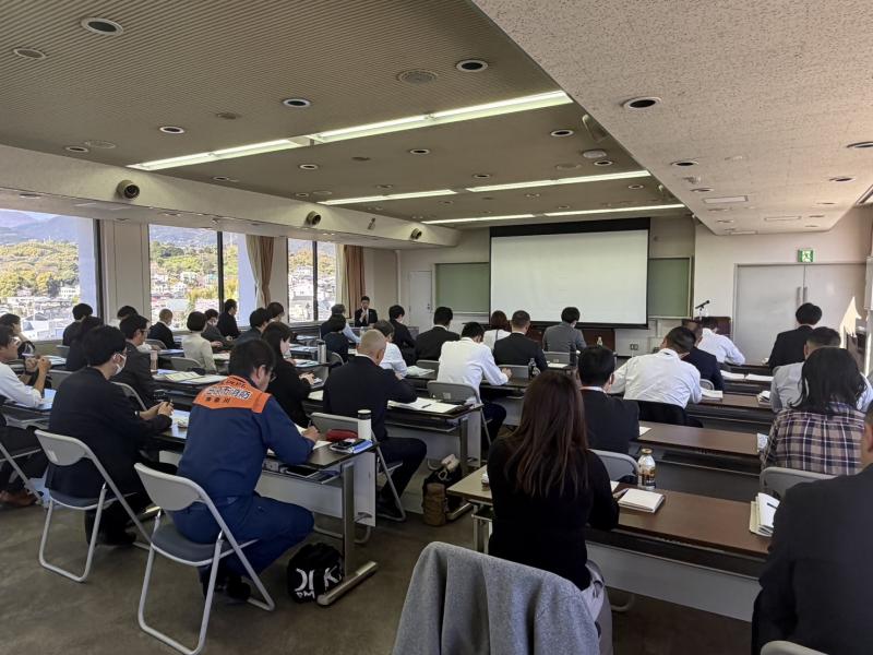 新任監督者研修にて市長講話を実施