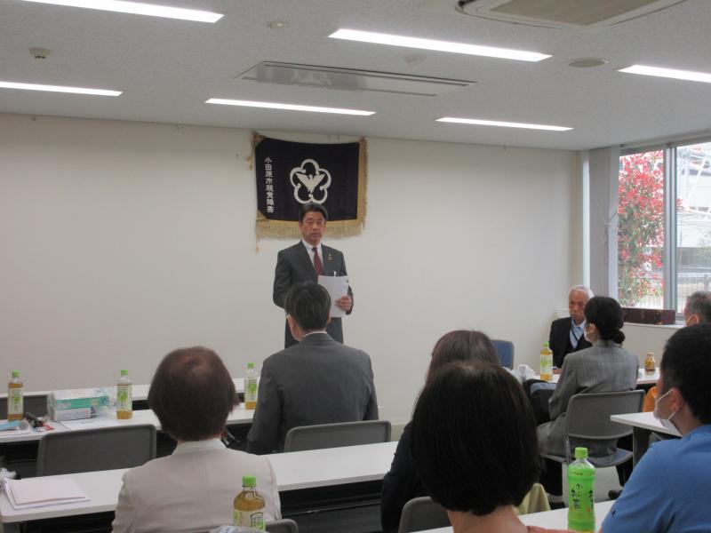 小田原市視覚障害者福祉会の総会にてご挨拶
