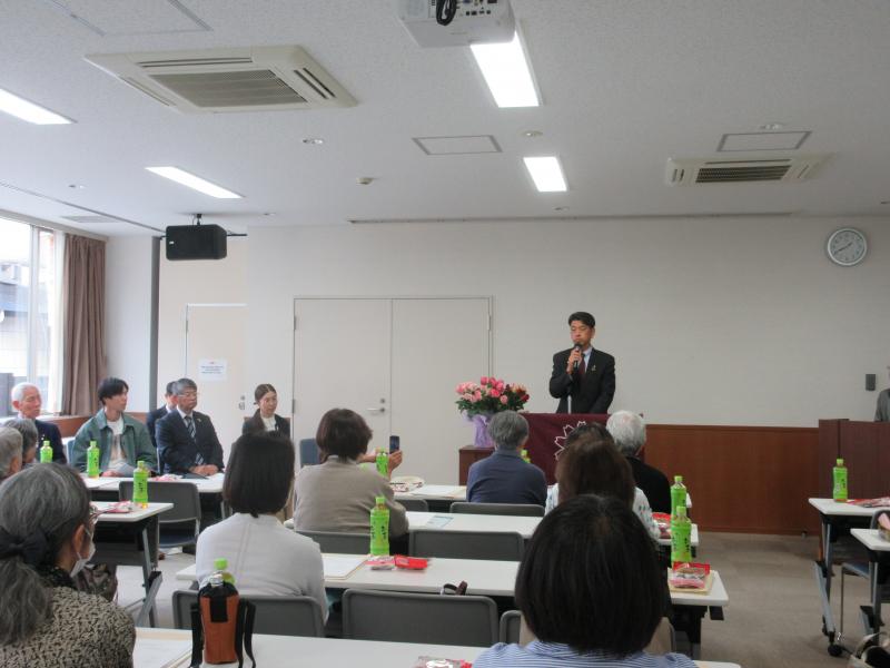 小田原市更生保護女性会の総会にてご挨拶