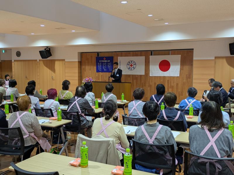 小田原市赤十字奉仕団の総会にてご挨拶