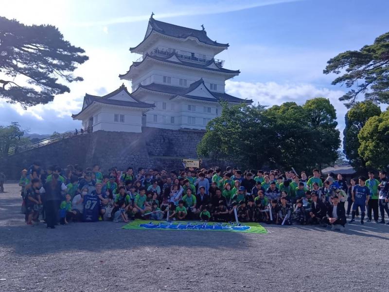 湘南ベルマーレフットサルクラブ新体制発表会後、全員集合