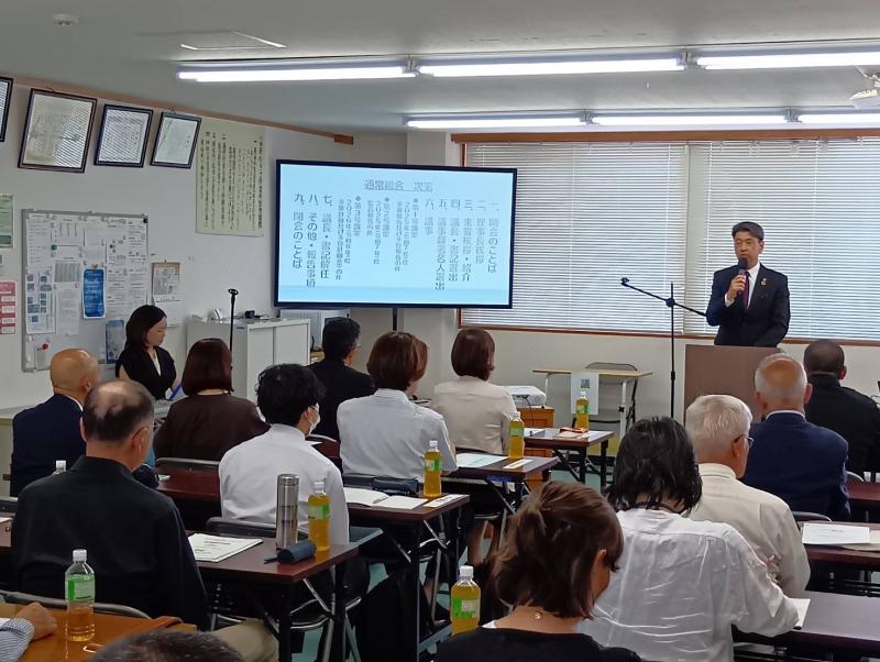 「小田原なぎさ会」の通常総会にて、ご挨拶