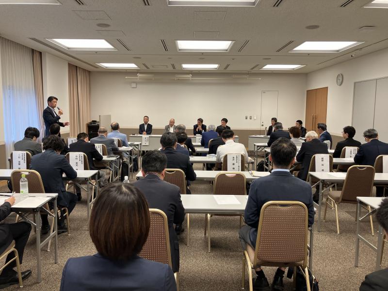 小規模多機能自治推進ネットワーク会議にて、幹事としてご挨拶
