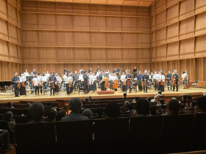 ブラームス交響曲第3番の終演後、カーテンコール