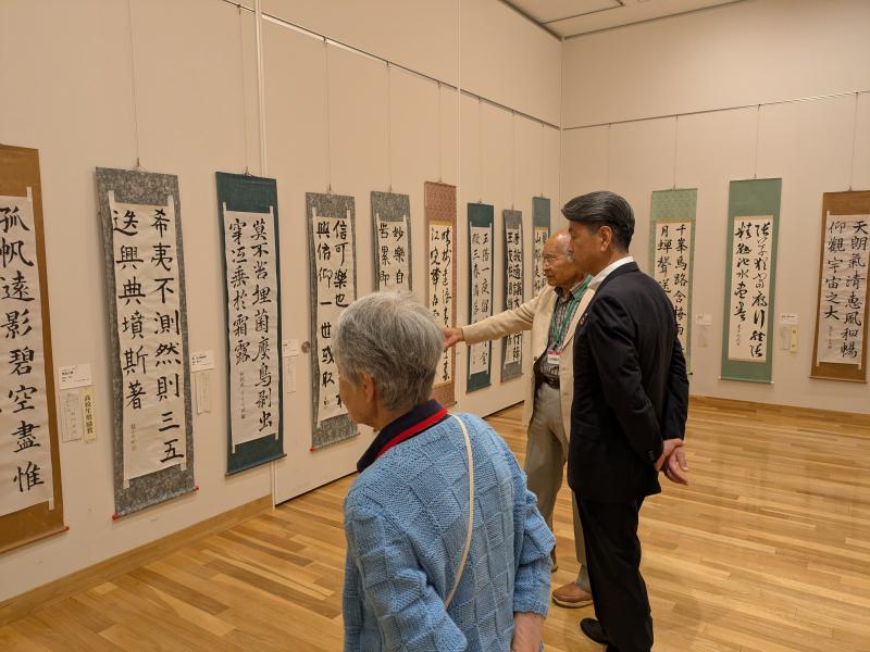 三の丸ホールにて、市美術展覧会の後期作品を鑑賞