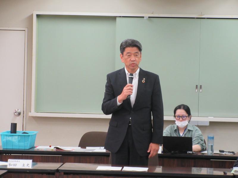 小田原市文化振興審議会にてご挨拶　