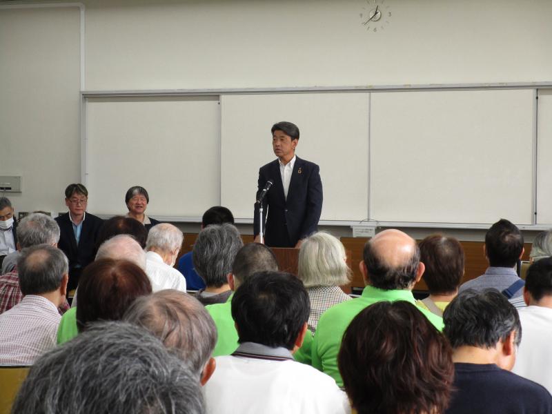 神奈川県視覚障害者福祉大会にて