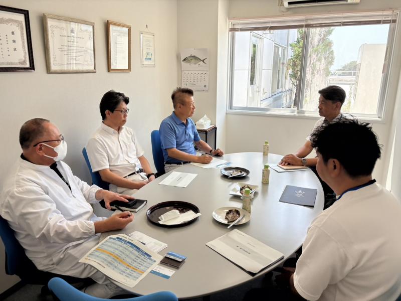 株式会社山安を訪問、山田会長、山田社長らと意見交換