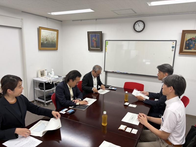 株式会社籠淸を訪問、石黒専務らと意見交換