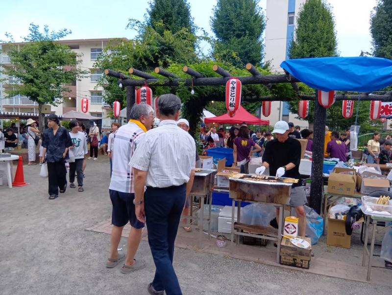 小八幡第一公園にて、小八幡納涼祭