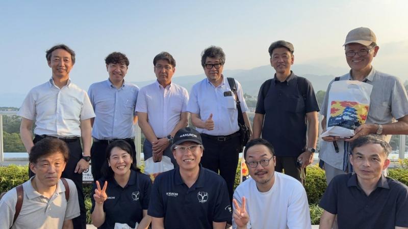 ミナカ屋上にて、参加された皆さんと