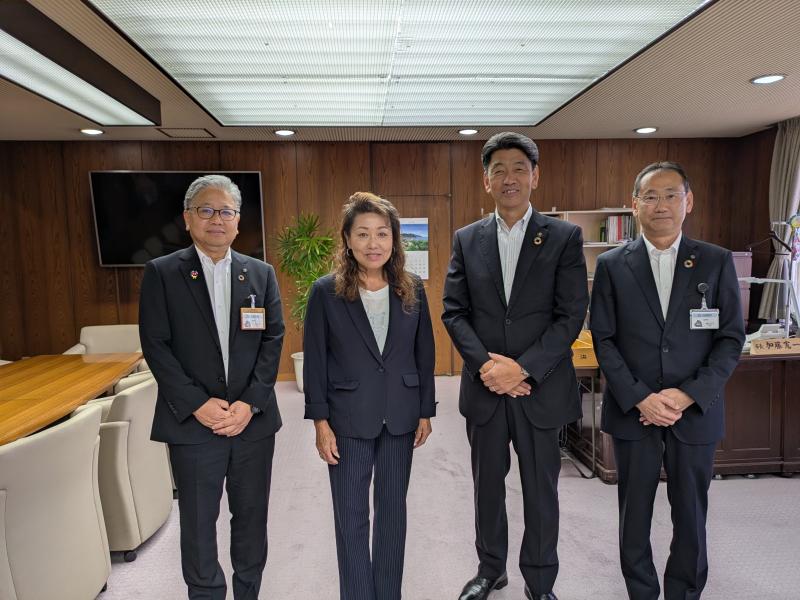 山北町長に就任された石田照子さんをお迎えして