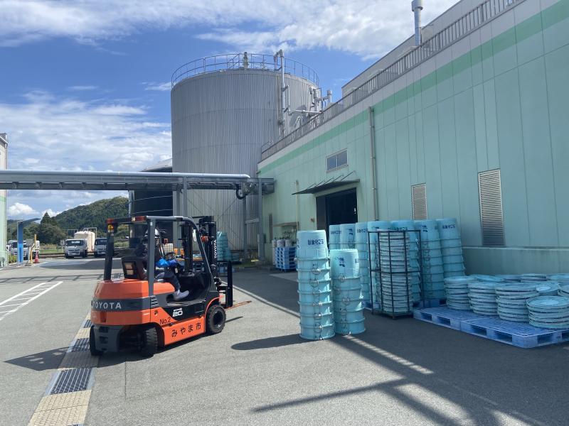 みやま市の液肥プラントの様子