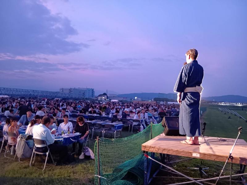 酒匂川花火大会 開会前にご挨拶