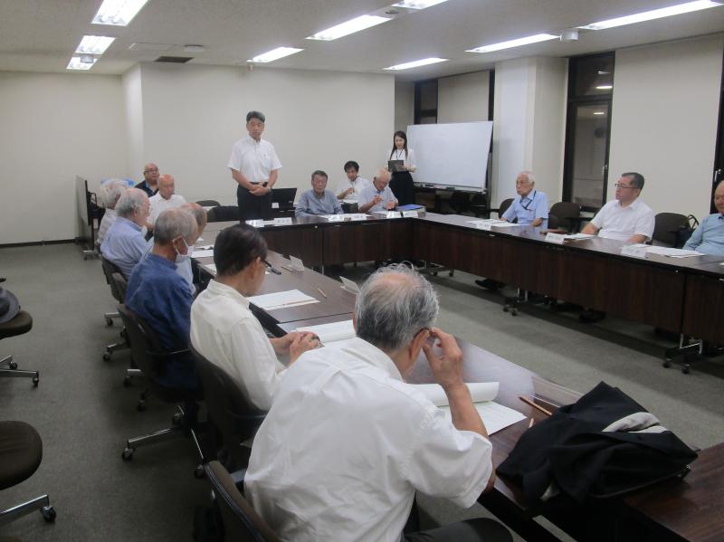 箱根町外二カ市組合の臨時議会にて組合長挨拶