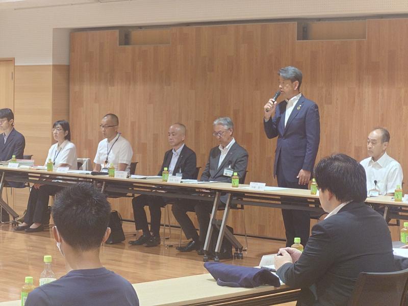 小田原医師会と市職員との懇談会にて、ご挨拶