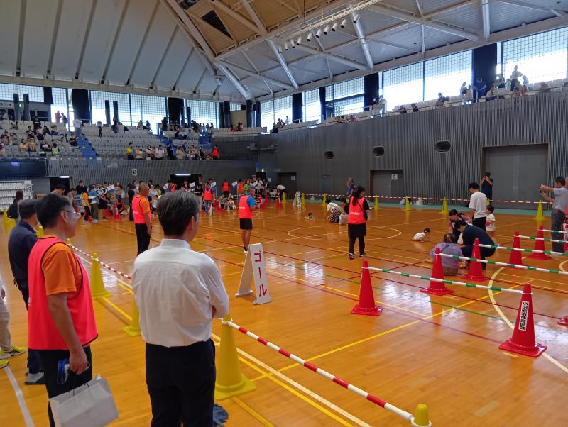 スポーツ＆レクリエーションフェスティバルの会場にて