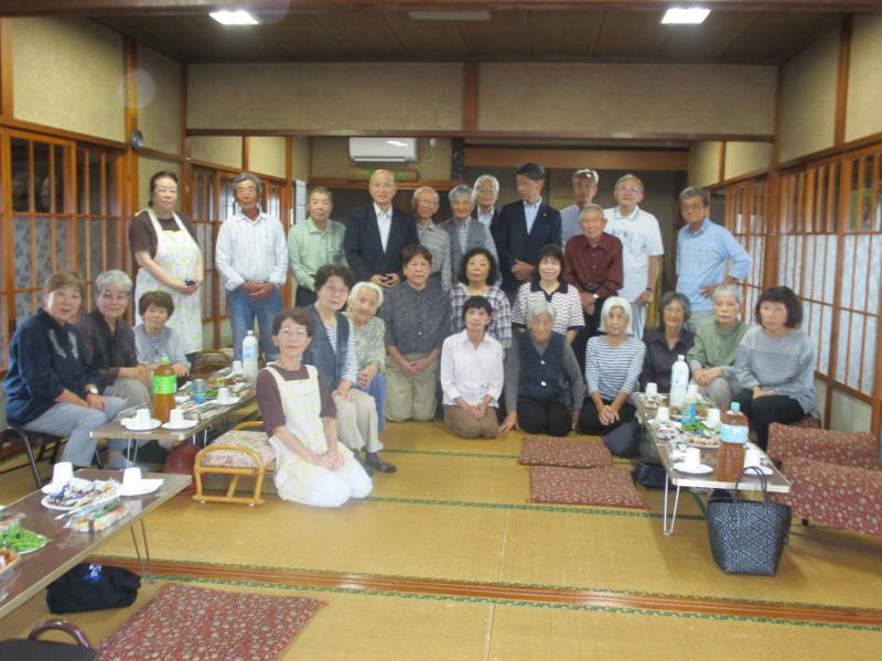 曽我大沢自治会の敬老行事にて