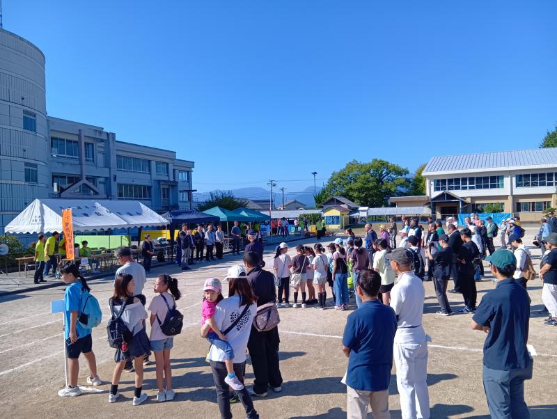 下曽我地区の健民祭にて
