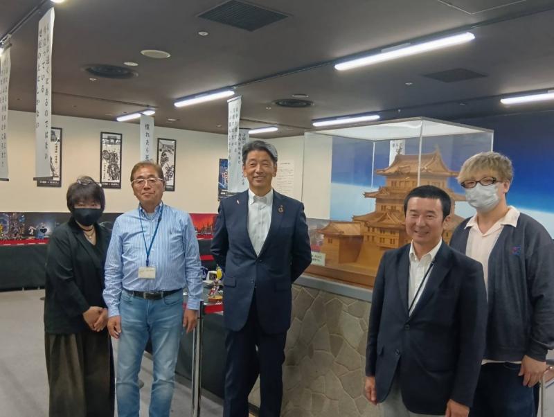 富野ワールド模型展にて、実行委員会の皆さんと
