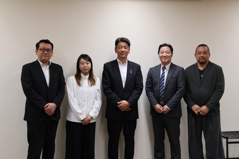 「市民と市長の懇談会」にて、市PTA連絡協議会の皆さんと