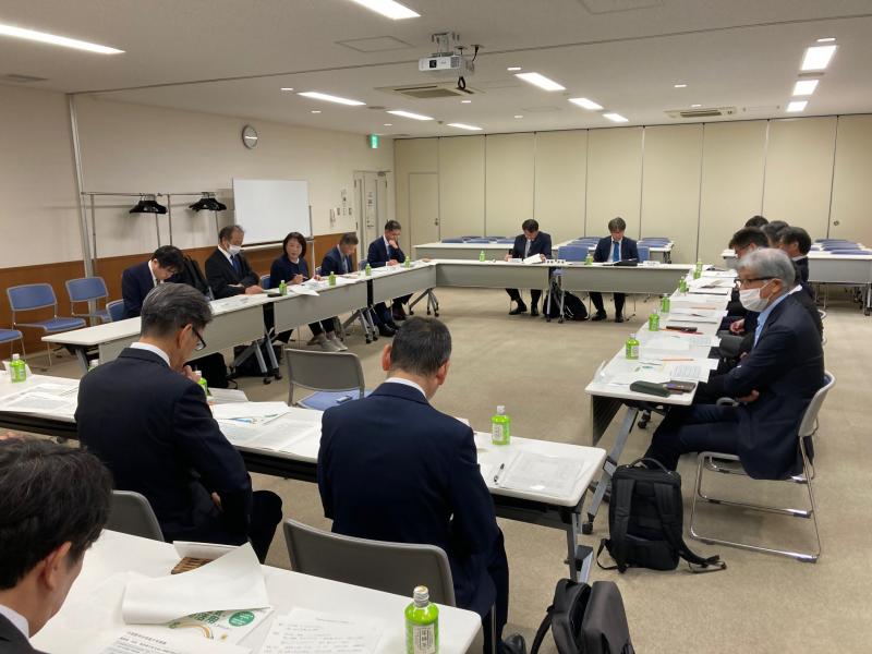 企業市民まちづくり協議会にて、市長としてご挨拶、議事進行