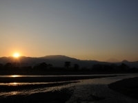 富士山夕景