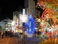 小田原駅前のイルミネーション