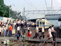 栢山駅と2300系