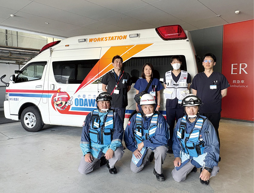 救急ワークステーションの救急隊