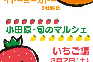 「小田原・旬のマルシェ」を開催します!