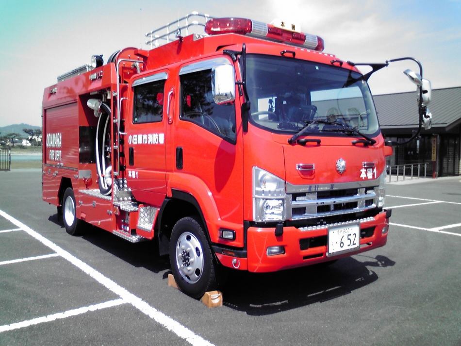 水槽付消防ポンプ自動車