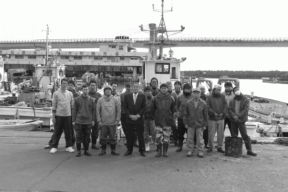全国的には漁業従事者の若者は減っているが、小田原市漁業協働組合では平均が30歳と若い従事者が多い。