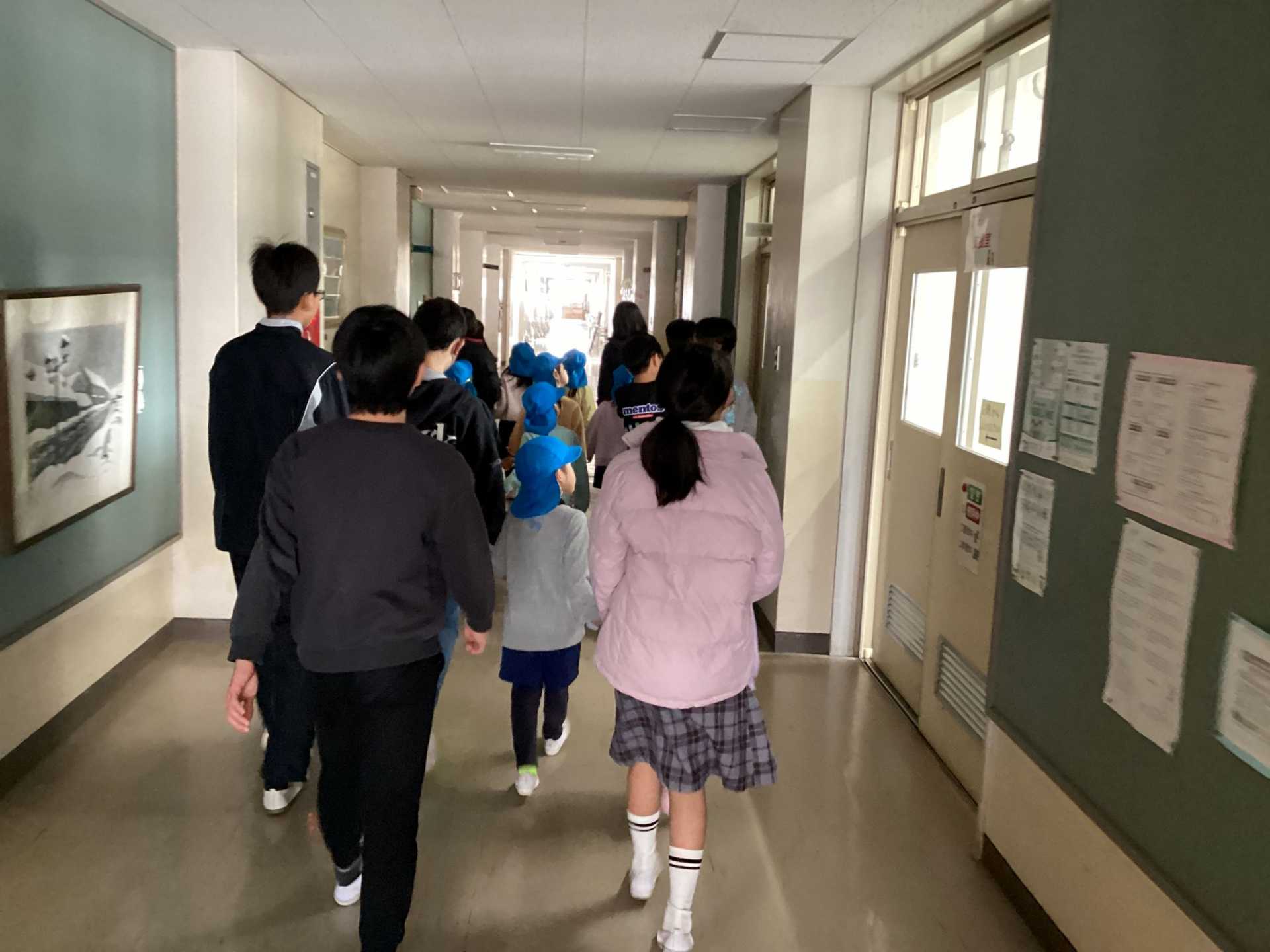 富士見小学校交流の様子