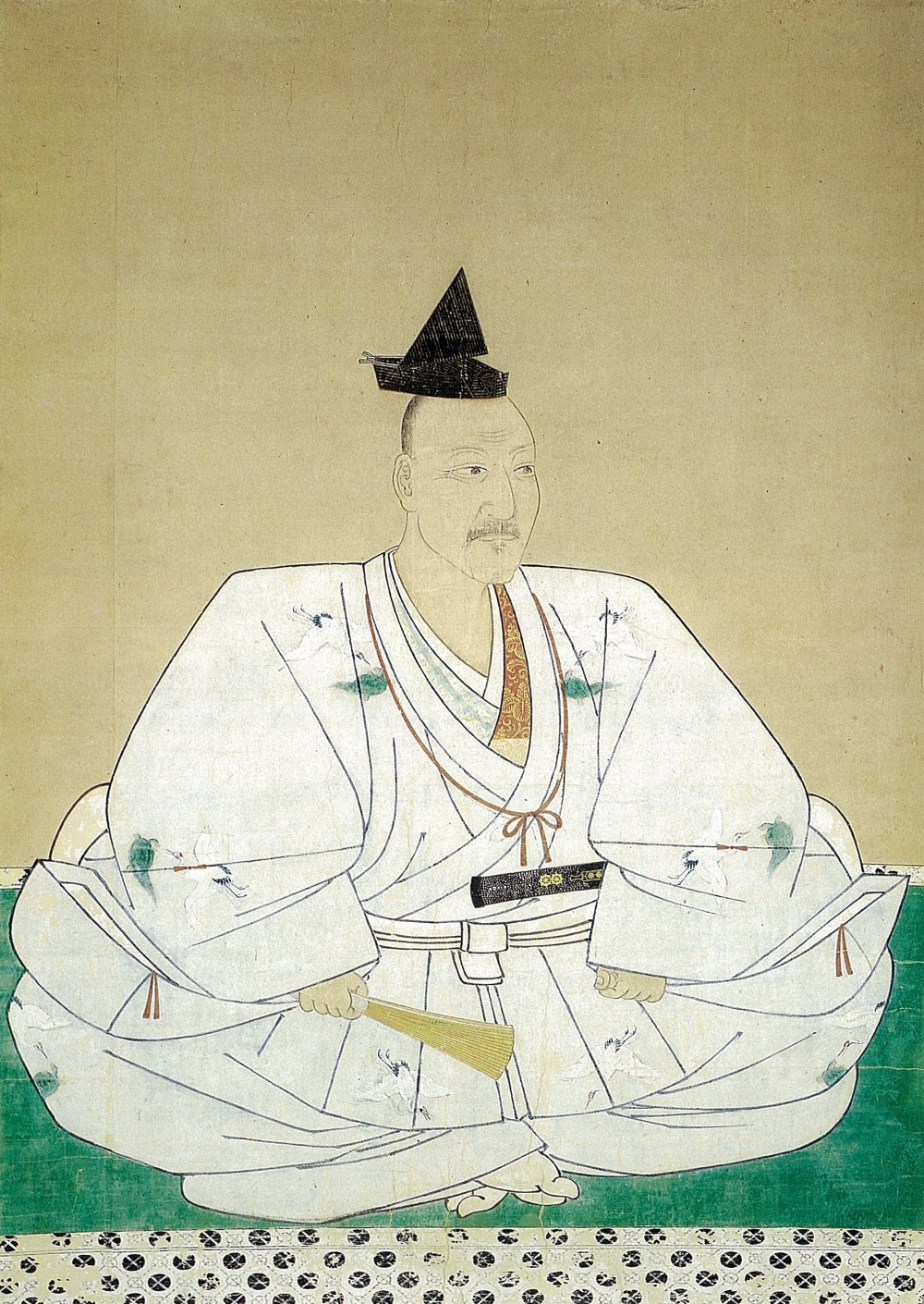 北条氏康像(写真パネル) 原資料:早雲寺蔵
