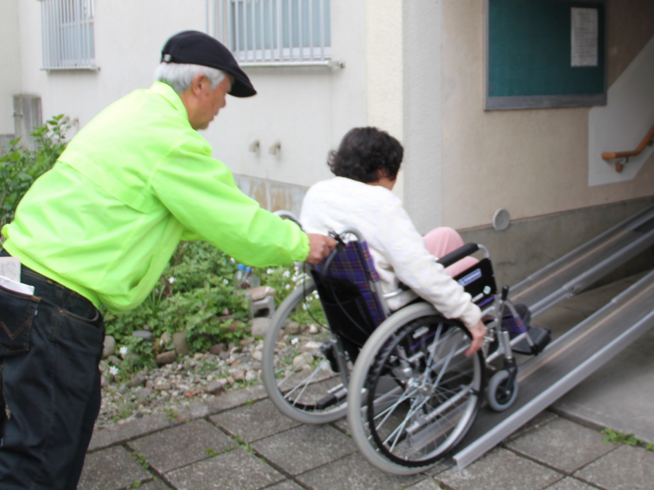 福祉有償運送の様子