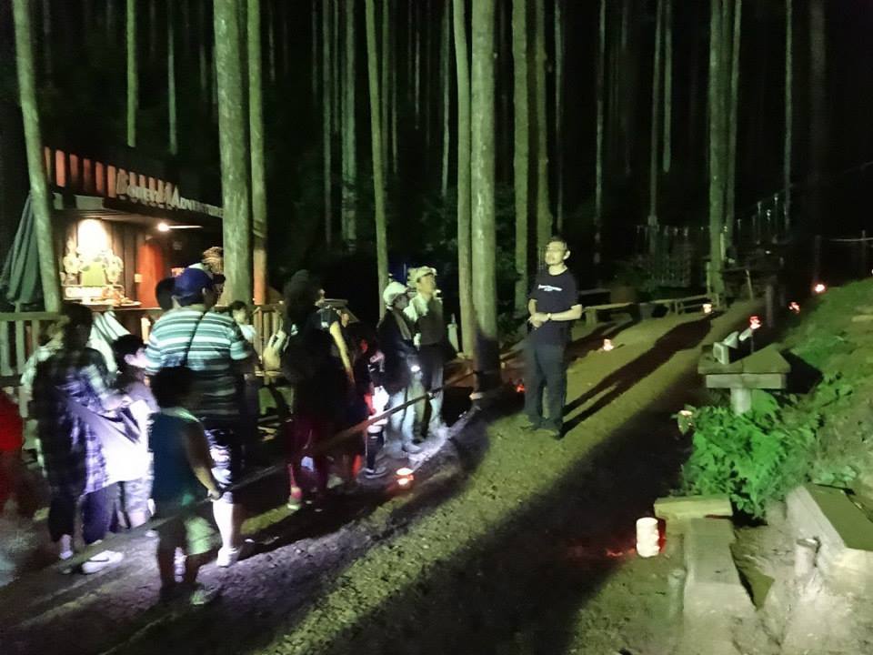 ムササビ探しに出発!