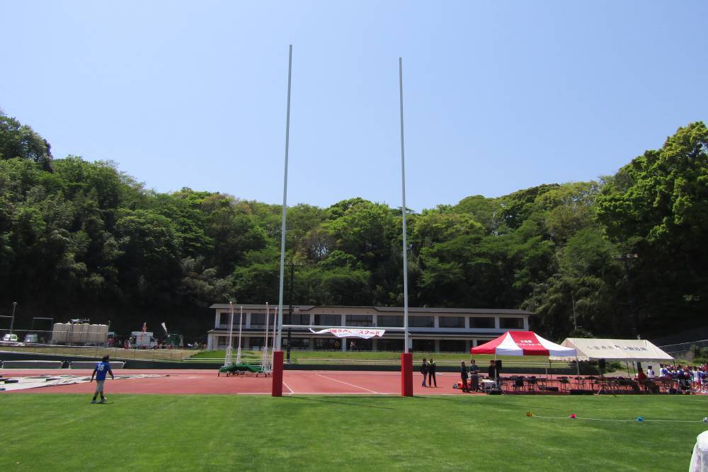 城山陸上競技場リニューアルオープンイベント ラグビー祭り