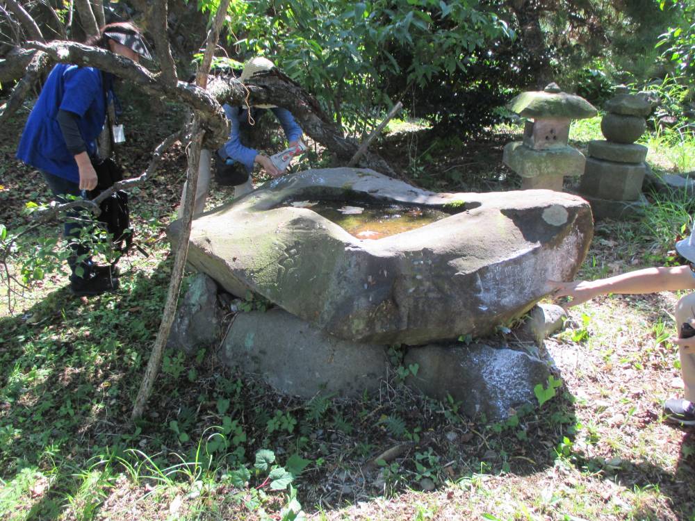 明治時代の手水鉢