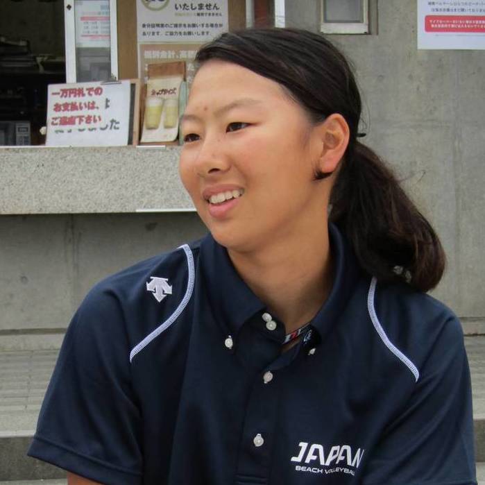 小田原市在住　山田　紗也香選手(ビーチバレーボール)