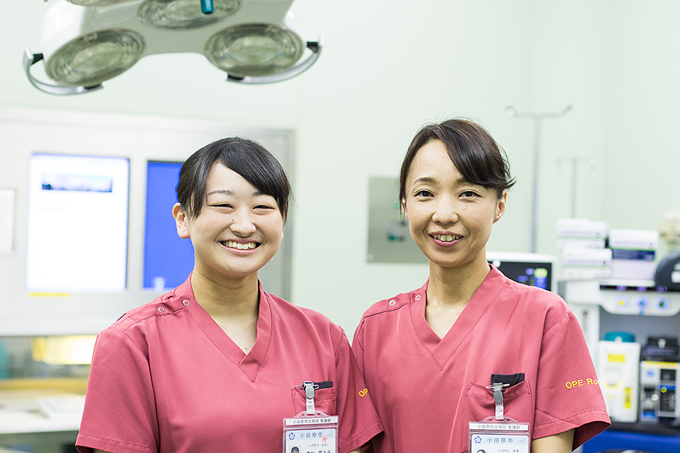 手術室新人とプリセプターの写真1
