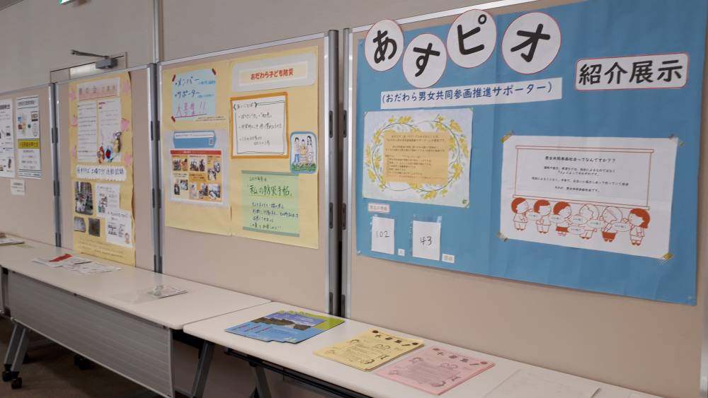 展示の様子