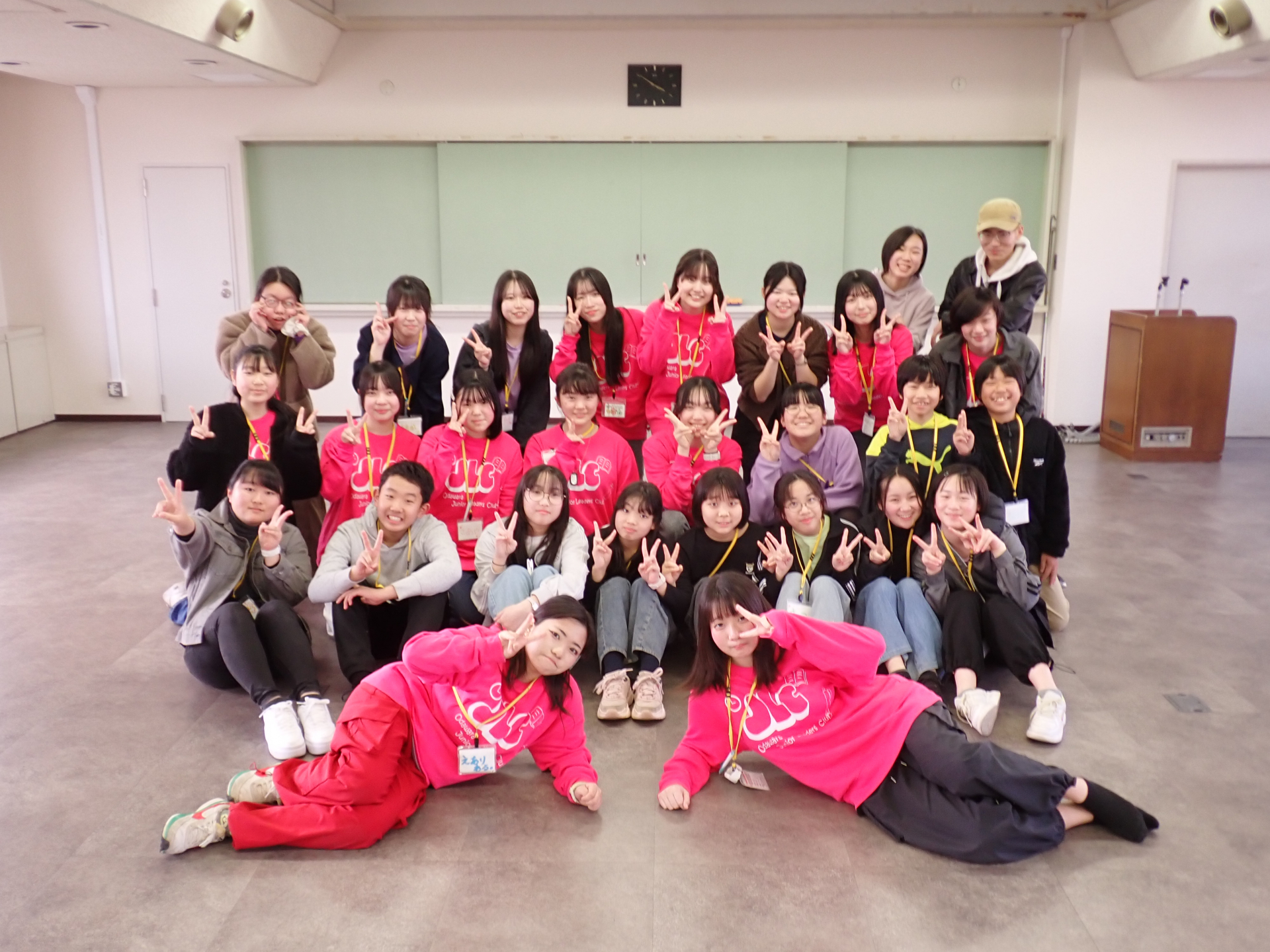 ジュニアの集合写真