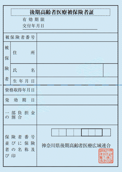 保険証（見本）