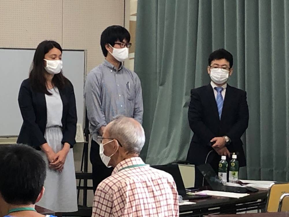 講師の先生方 左から松島夕佳子氏、中川考介氏、小菅敏裕氏