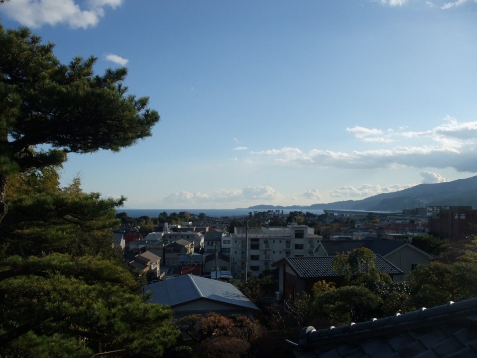 主屋二階からの風景