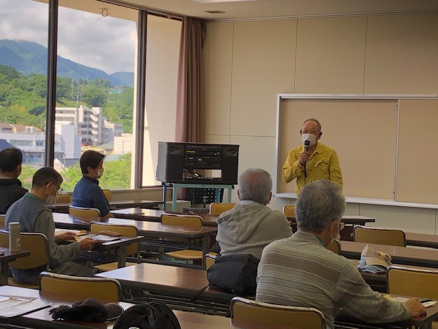 NPO法人おだわらイノシカネット　理事長　穂田芳雄氏によるあいさつ