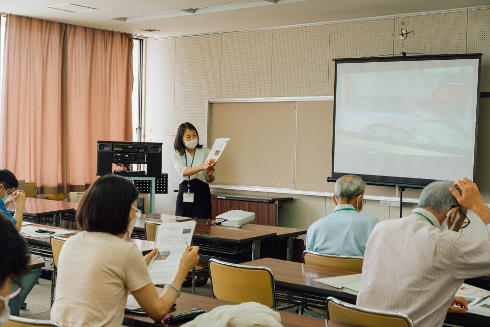 活動団体の紹介の様子