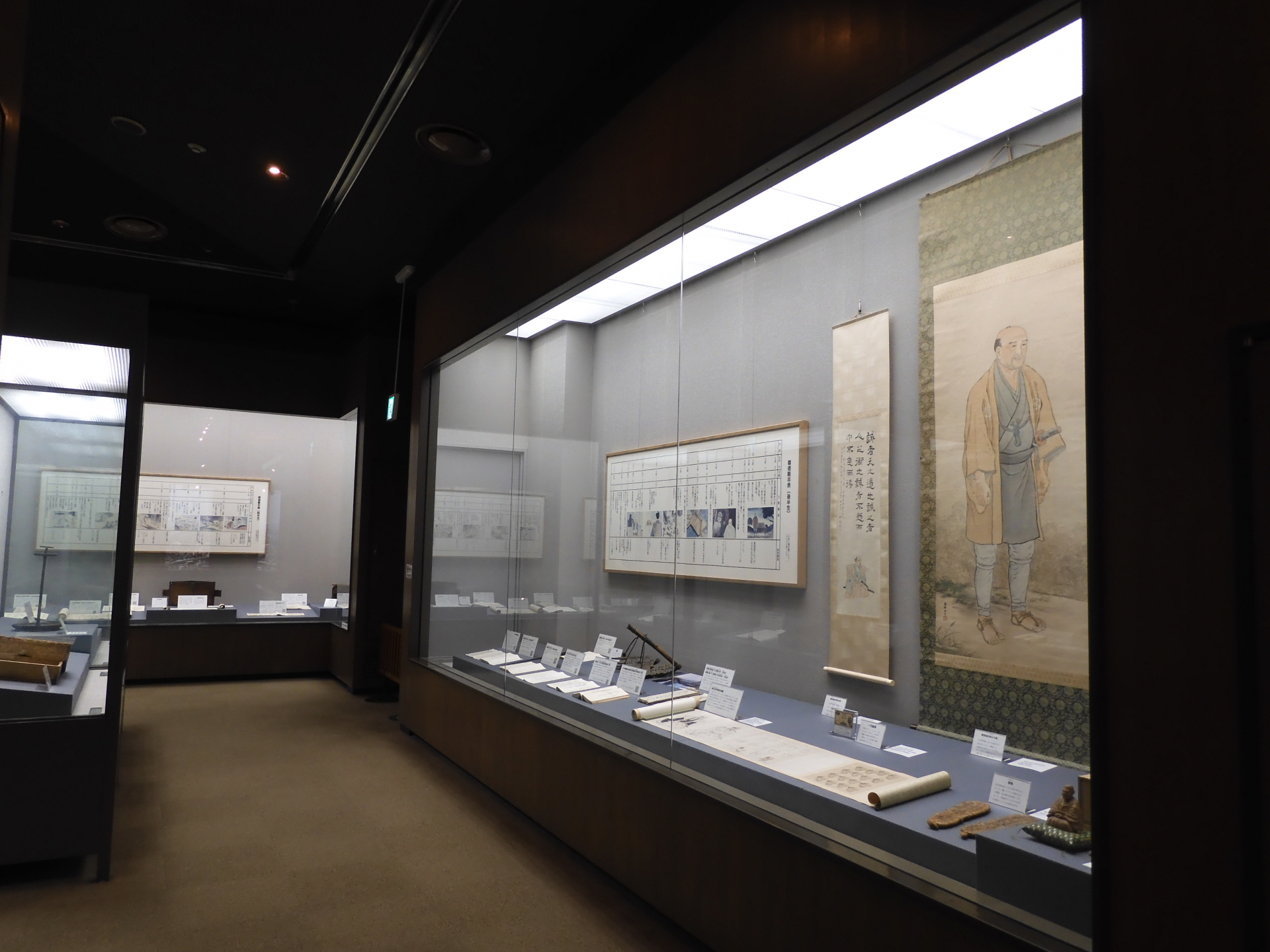 尊徳記念館　展示室内